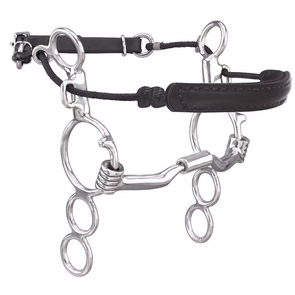 Myler Combination Bit -Low Port Medium (3-Ring) Shank 31-04